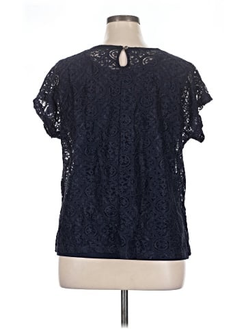 Christopher & Banks Short Sleeve Blouse (view 2)