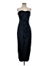 Ramy Brook 100% Polyester Solid Blue Black Cocktail Dress Size 2 - photo 1