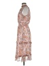1.State 100% Polyester Paisley Orange Cocktail Dress Size M - photo 5