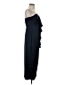 Ramy Brook 100% Polyester Solid Blue Black Cocktail Dress Size 2 - photo 4
