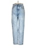 Cotton On 100% Cotton Hearts Blue Jeans Size 2 - photo 1