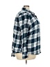 Terra & Sky 100% Cotton Plaid Blue Long Sleeve Button-Down Shirt Size 3X - photo 4