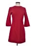 Alice + Olivia Solid Red Burgundy Casual Dress Size 0 - photo 1