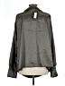 PrettyLittleThing 100% Polyester Gray Long Sleeve Blouse Size 10 - photo 2