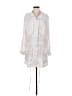 Vince Camuto 100% Polyester White 3/4 Sleeve Blouse Size L - photo 1