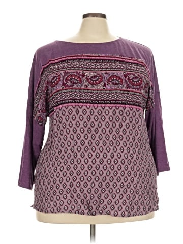 Weekend Suzanne Betro 3/4 Sleeve Top (view 1)