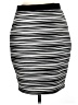 NY Collection Stripes Silver Casual Skirt Size M - photo 2