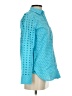 J.Crew 100% Cotton Polka Dots Blue Long Sleeve Blouse Size 0 - photo 4