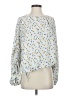 Max Studio Blue Long Sleeve Blouse Size S - photo 1