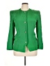 Carolina Herrera 100% Silk Green Silk Blazer Size XL (estimated) - photo 1