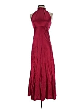 strapless open back dress Puffed Sleeves Burgundy Guipure Lace Midi Dress  Frockalicious