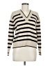 Madewell Stripes Ivory Pullover Sweater Size M - photo 1