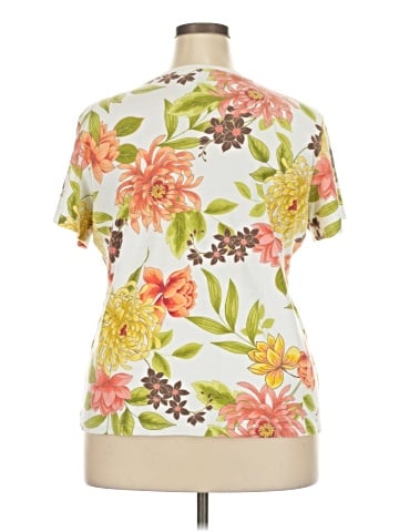 Karen Scott Short Sleeve Blouse (view 2)