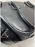 Prada Solid Black Leather Shoulder Bag One size - photo 6
