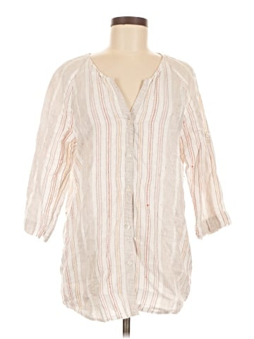 J.Jill 3/4 Sleeve Button-Down Shirt (view 1)