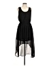 Doe & Rae 100% Polyester Solid Black Cocktail Dress Size M - photo 1