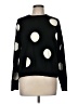 T Tahari Polka Dots Black Pullover Sweater Size M - photo 1
