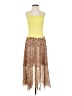 George 100% Polyester Yellow Casual Dress Size S - photo 1