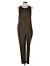 Forever 21 Contemporary Solid Brown Jumpsuit Size L - photo 1