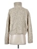 Sincerely Jules Metallic Tan Silver Turtleneck Sweater Size S - photo 2
