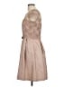 Taylor 100% Polyester Tan Cocktail Dress Size 10 - photo 5