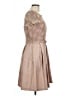 Taylor 100% Polyester Tan Cocktail Dress Size 10 - photo 4