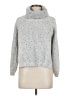 Hummingbird Metallic Silver Turtleneck Sweater One size - photo 1