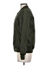 Forever 21 100% Polyester Solid Green Jacket Size M - photo 5