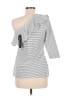 Wendy Williams Silver 3/4 Sleeve Top Size M - photo 2