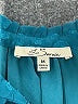 Les Serein 100% Polyester Teal Long Sleeve Blouse Size M - photo 7