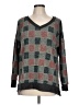 Sew in Love Plaid Gray Pullover Sweater Size L - photo 1
