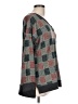 Sew in Love Plaid Gray Pullover Sweater Size L - photo 4