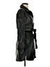Zara 100% Polyester Black Trenchcoat Size XS - photo 4