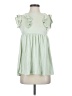 Evsie Green Sleeveless T-Shirt Size XS - photo 1