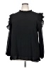 Jodifl 100% Polyester Black Long Sleeve Blouse Size 2X - photo 1