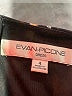 Evan Picone Print Black Cocktail Dress Size 4 - photo 7