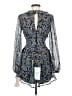 City Studio Paisley Blue Cocktail Dress Size XS - photo 2
