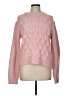 Topshop Hearts Pink Pullover Sweater Size 8 - 10 - photo 1