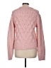 Topshop Hearts Pink Pullover Sweater Size 8 - 10 - photo 2