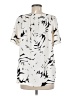 Ann Taylor Ivory Short Sleeve Blouse Size M - photo 2
