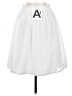 AFOUR Solid White Formal Skirt Size M - photo 2