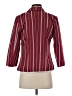 Allegra K 100% Polyester Stripes Burgundy Blazer Size XS - photo 2