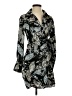 AaKaa 100% Polyester Paisley Black Casual Dress Size S - photo 1