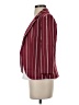 Allegra K 100% Polyester Stripes Burgundy Blazer Size XS - photo 5