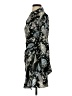 AaKaa 100% Polyester Paisley Black Casual Dress Size S - photo 5
