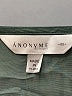 ANONYME 100% Polyester Green Long Sleeve Blouse Size M - photo 7