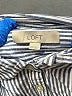 Ann Taylor LOFT Blue Short Sleeve Blouse Size XXS - photo 7