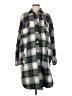 Shein 100% Polyester Gray Coat Size M - photo 1