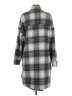 Shein 100% Polyester Gray Coat Size M - photo 2