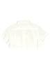 Crewcuts 100% Cotton Solid Ivory Short Sleeve Button-Down Shirt Size 4 - 5 - photo 2